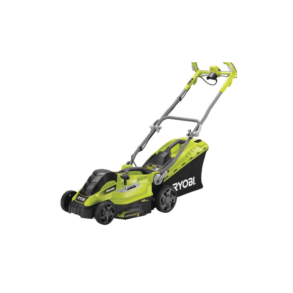 Tosaerba elettrico Ryobi RLM15E36H, 1500W con taglio 36cm Tosaerba elettrico Ryobi RLM15E36H, 1500W con taglio 36cm